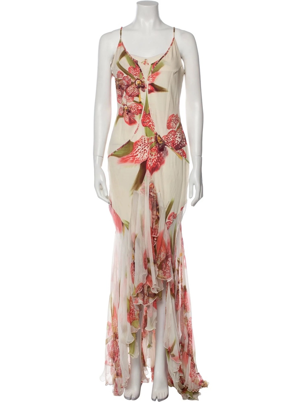 Roberto Cavalli 2004 Orchid Gown
